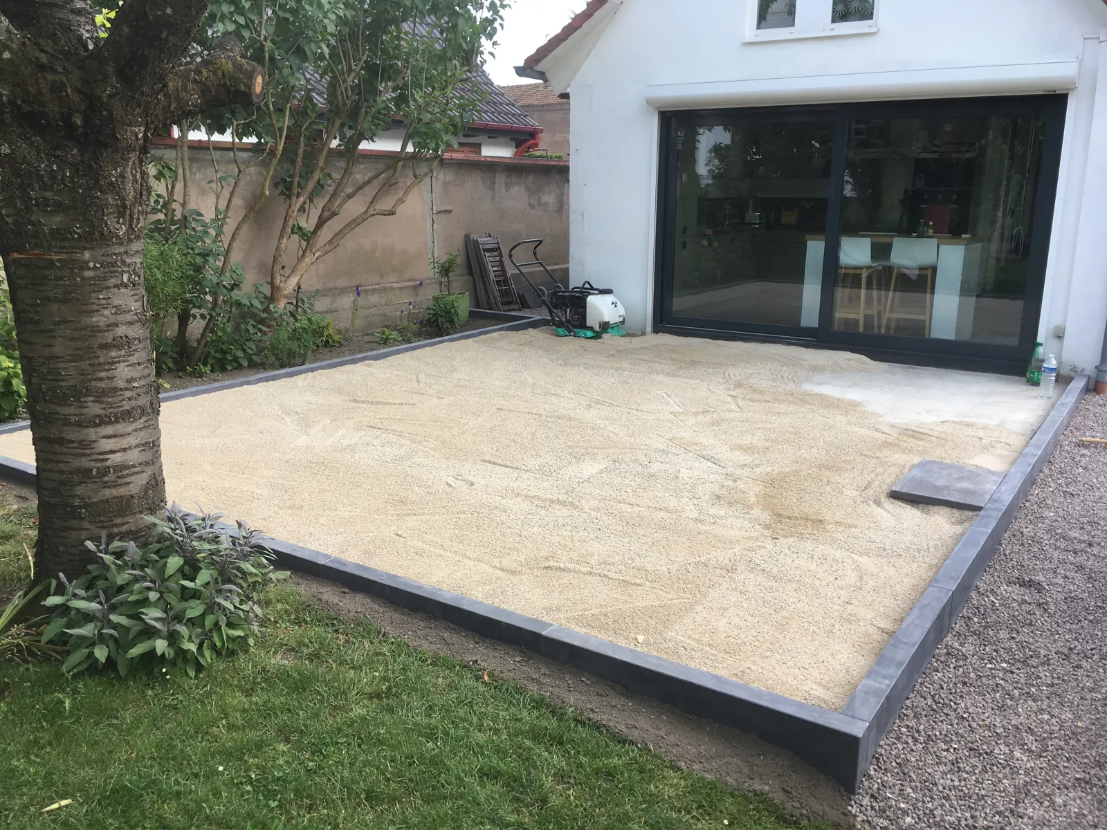 Une terrasse de plain-pied — Bas-Rhin