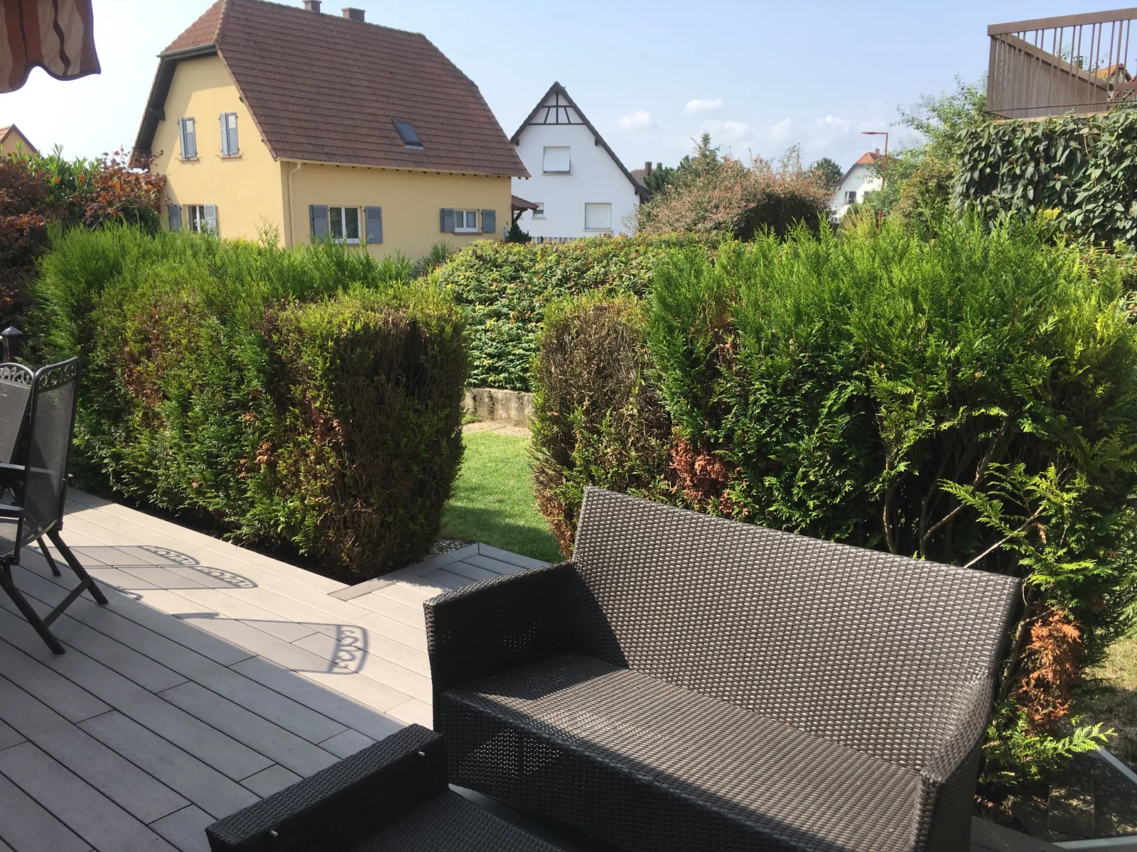 Une terrasse ouverte sur le jardin — Bas-Rhin